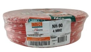 CABLE FREETOX-PC NH90 4mm2 LIBRE HALOGENO COLOR ROJO INDECO