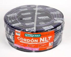 CABLE ELECTRICO 500V VULCANIZADO 3X18AWG NEGRO NLT PC