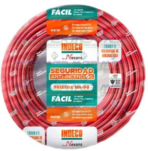 CABLE FREETOX-PC NH90 2.5mm2 LIBRE HALOGENO COLOR ROJO INDECO