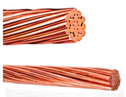CABLE ELECTRICO COBRE DESNUDO SUAVE 7 HILOS 25MM2 INDECO